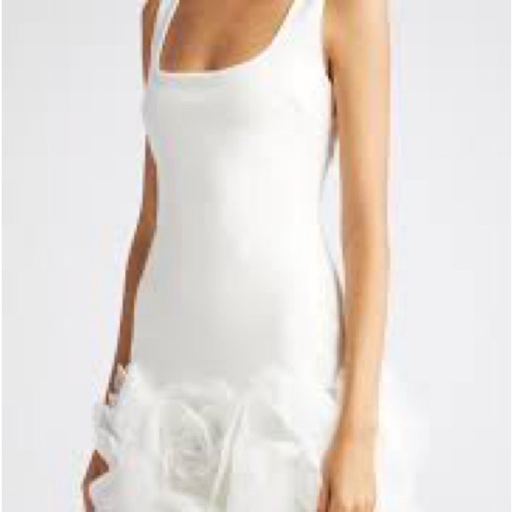 CYNTHIA ROWLEY
Kourtney Ponte Knit Dress With Organza Flower Hem - Picture 2 of 6